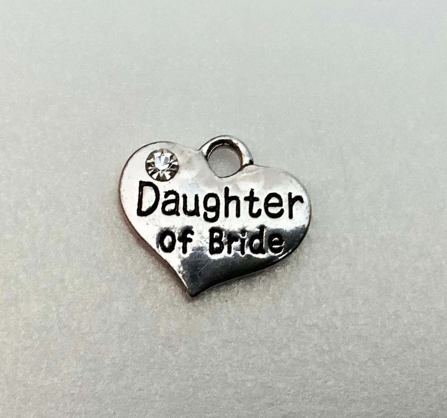 Wedding Charms for Bride and Groom, Champagne Glass Charm, Bridal Party