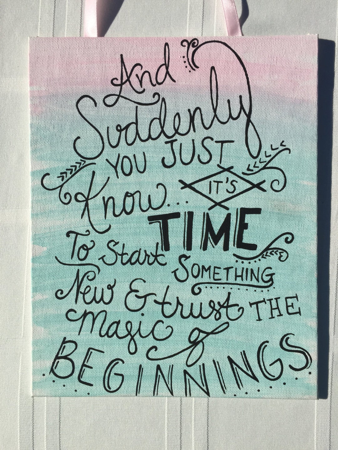 Suddenly Know And Suddenly You Just Know Painting - Etsy