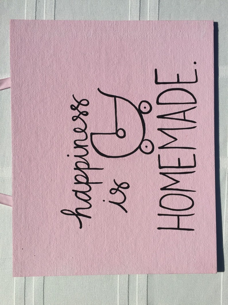 Happiness is homemade painting