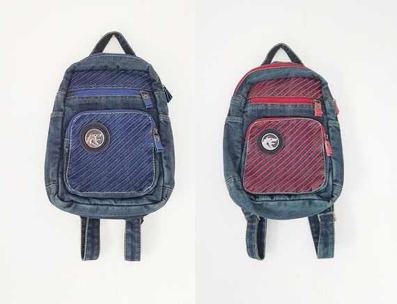 jean mini backpack