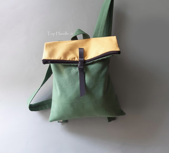 Zaino colorato Zaino in tela impermeabile Borsa per laptop | Etsy Italia