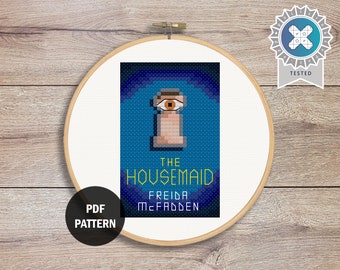 The Housemaid Book Cover Cross Stitch Pattern