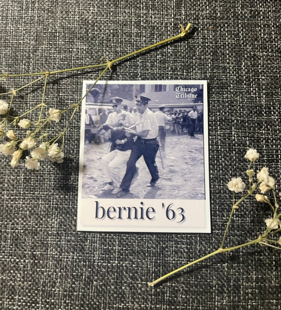 Original Bernie 1963 Sticker - Waterproof, vinyl political sticker, liberal sticker, social justice, activism sticker bernie sanders