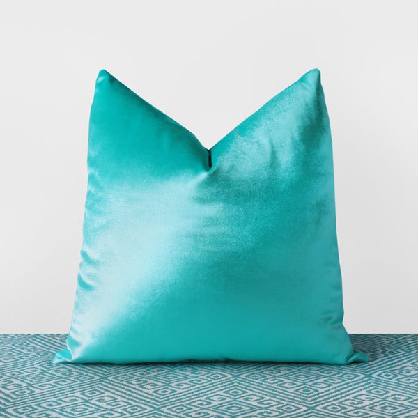 Turquoise Throw Pillow Etsy