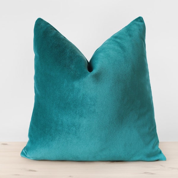 Teal Lumbar Pillow Etsy