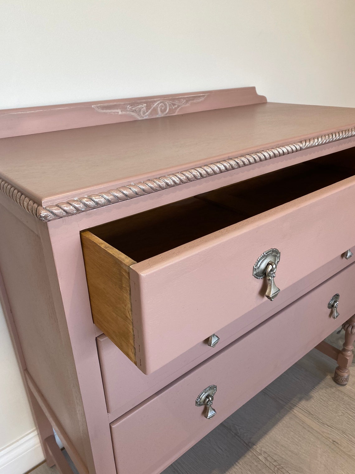SOLD DELILAH Farrow & Ball Sulking Room Pink Chest of Etsy
