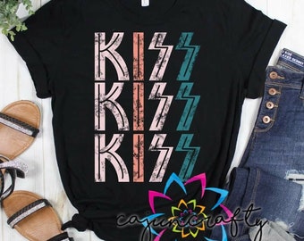Kiss Kiss Kiss Graphic Tee - Unisex Fan Art Shirt