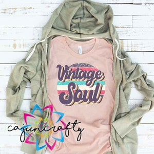 Vintage Soul - Adult - Unisex - Shirt - Vintage - Soul - Watercolors