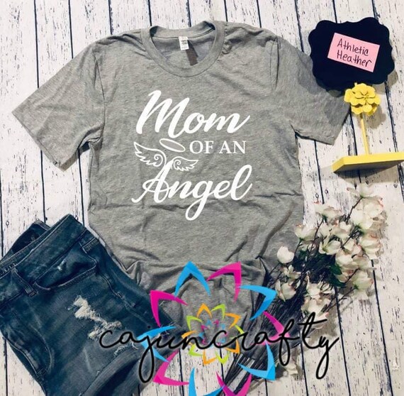 mom of an angel shirt