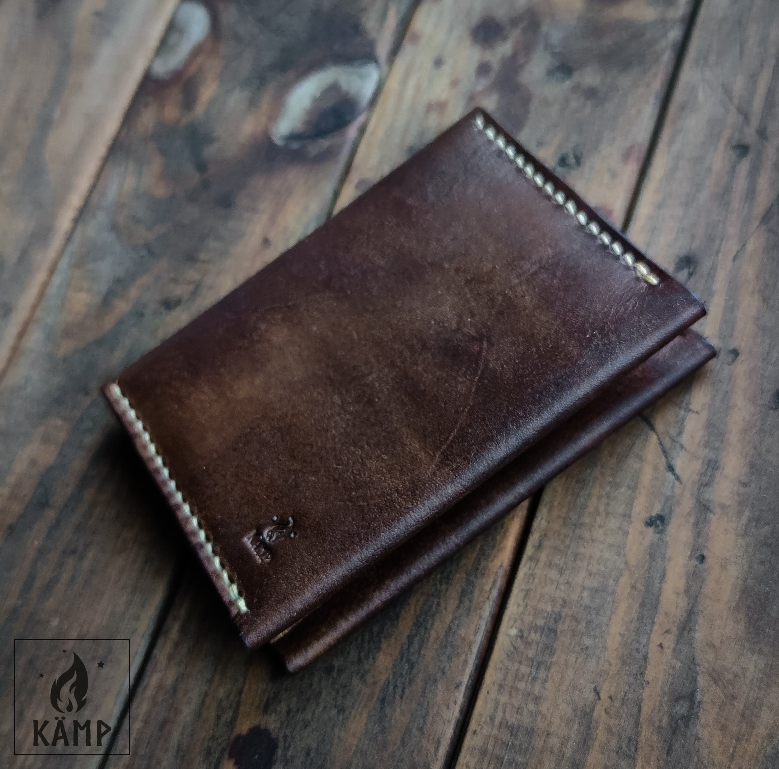 Men's Leather Slim Bifold Wallet | Etsy