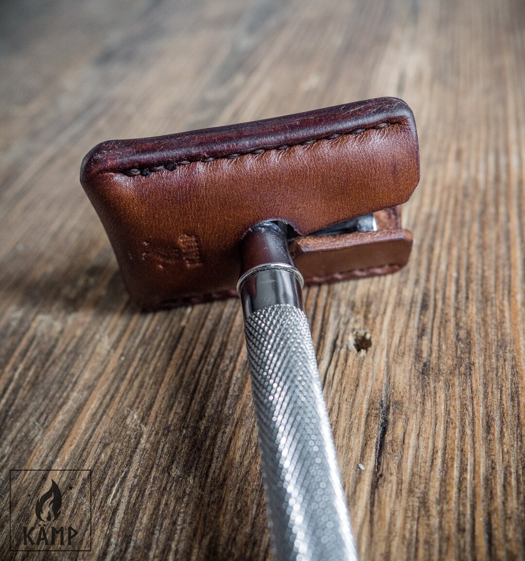 Leather Safety Razor Cover Razor Blade Cover Safety Razor Etsy