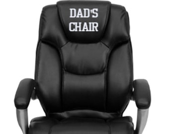 Custom Designed Silver Base Executive Chair With Your Personalized Name & Graphic