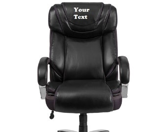 Custom Designed Big and Tall 550 lb Rated Chair With Your Personalized Name & Graphic