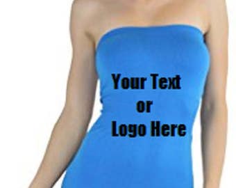 Personalisierte kundenspezifische Womens nahtlose trägerlosen Schlauchkleid