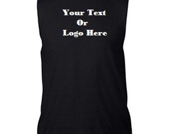 Custom Personalized Design Your Own Sleeveless Tee