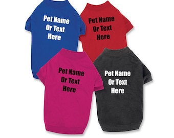 Benutzerdefinierte personalisieren Design Ihr Hund T-shirt (Haustier Kleidung)