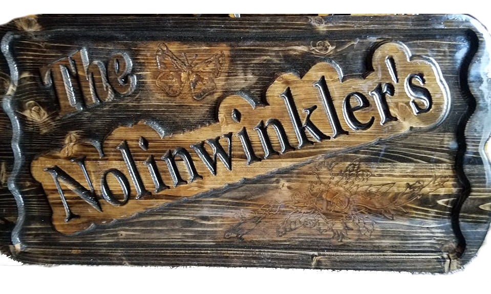 Personalized Carved Wooden Signs Cabin Lake House 50