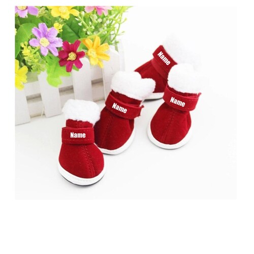 Custom Personalize Design Your Puppy Dog Shoes Booties Boots Etsy