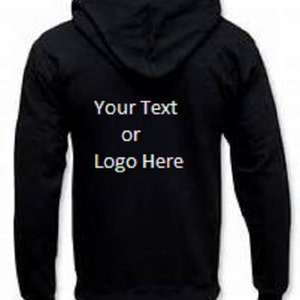 Personalisiertes Zip-up Hoodie Sweatshirt