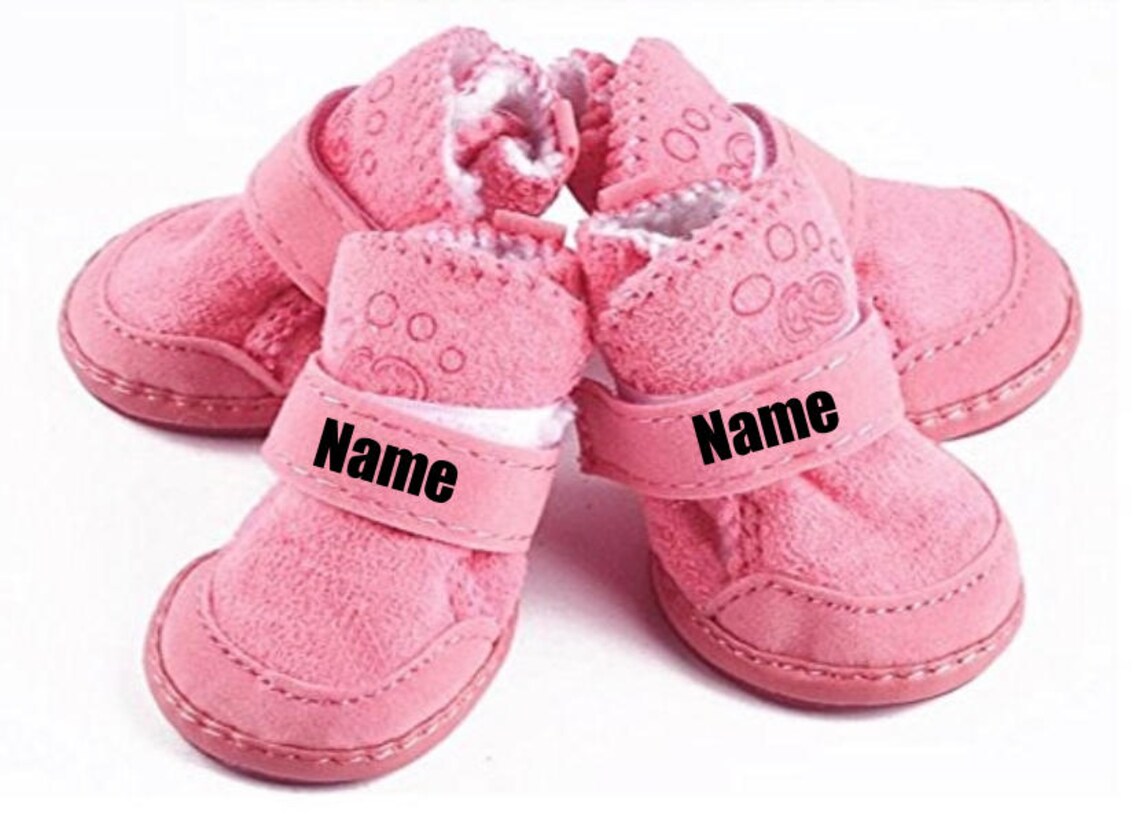 personalized dog shoes