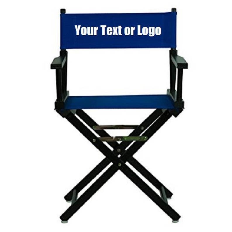 Custom Designed Folding Directors Chair With Your Personal Or Business Logo. image 2