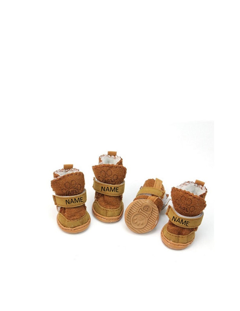 personalized dog shoes