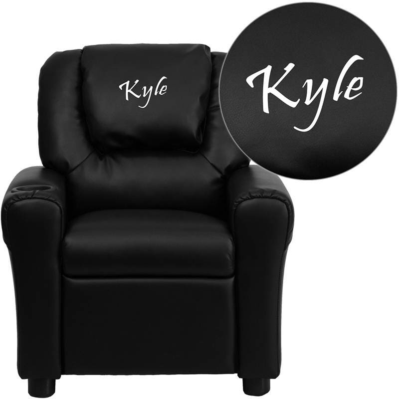 Big kid recliner best sale with cup holder