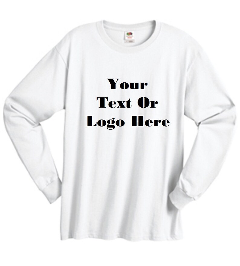 Custom Personalized Design Your Own Long-sleeve T-shirt - Etsy