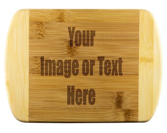 Personalized Round Edge Wood Cutting Board
