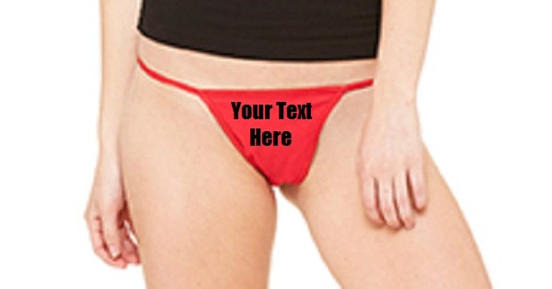 Custom Personalized Designed Thong Bikini For Weddings, Bachlorette Or Gifts image 3