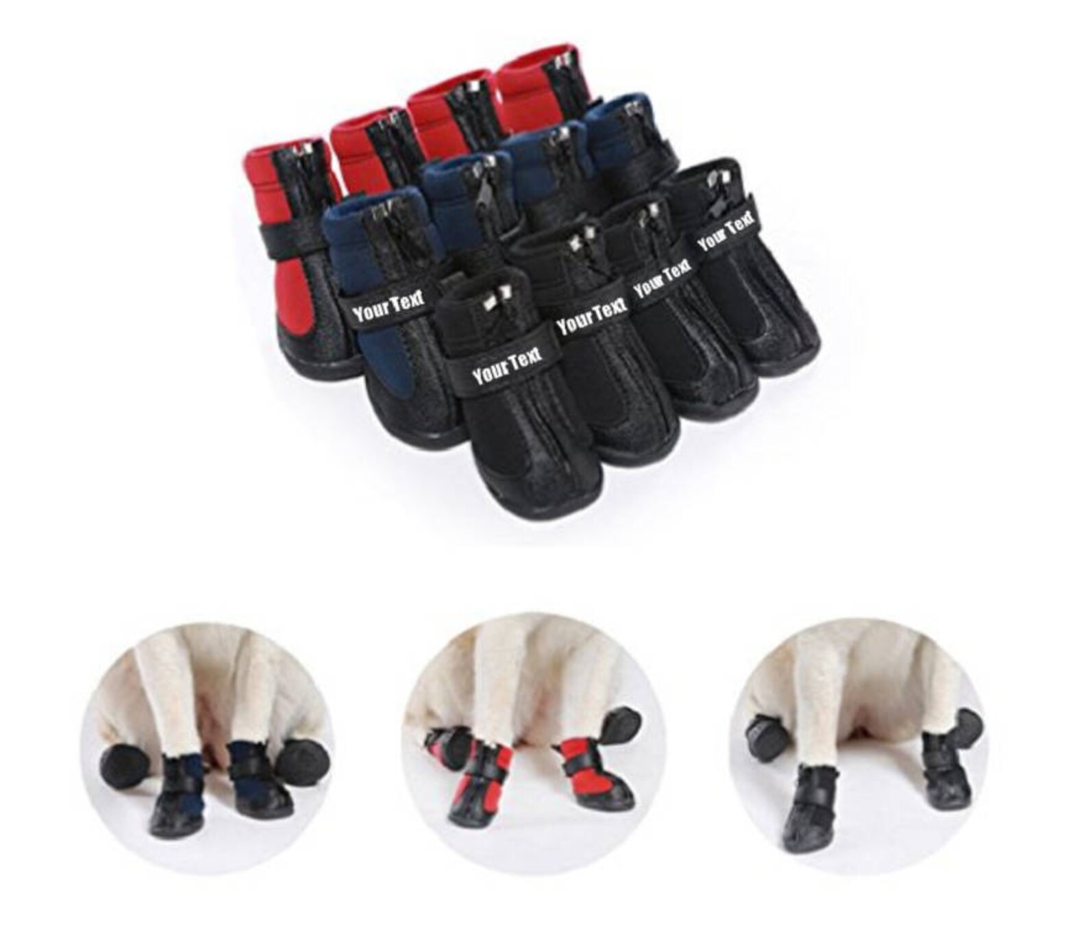 personalized dog shoes