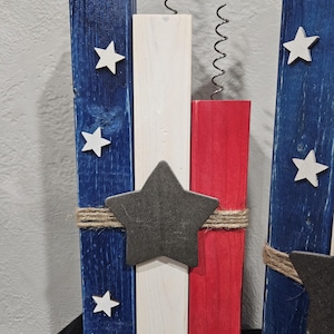 Patriotic Wood Firecrackers Rustic Decor
