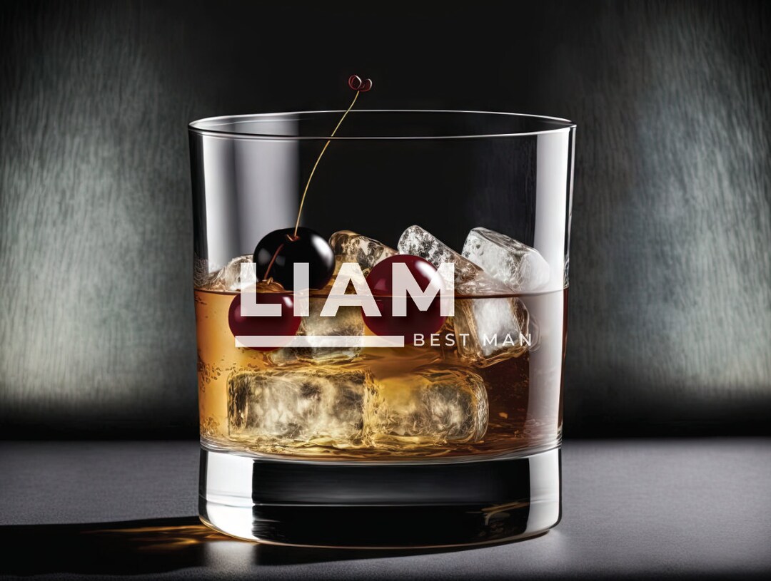 Custom Engraved Rocks Glass Personalized Glass Old Fashioned - Etsy