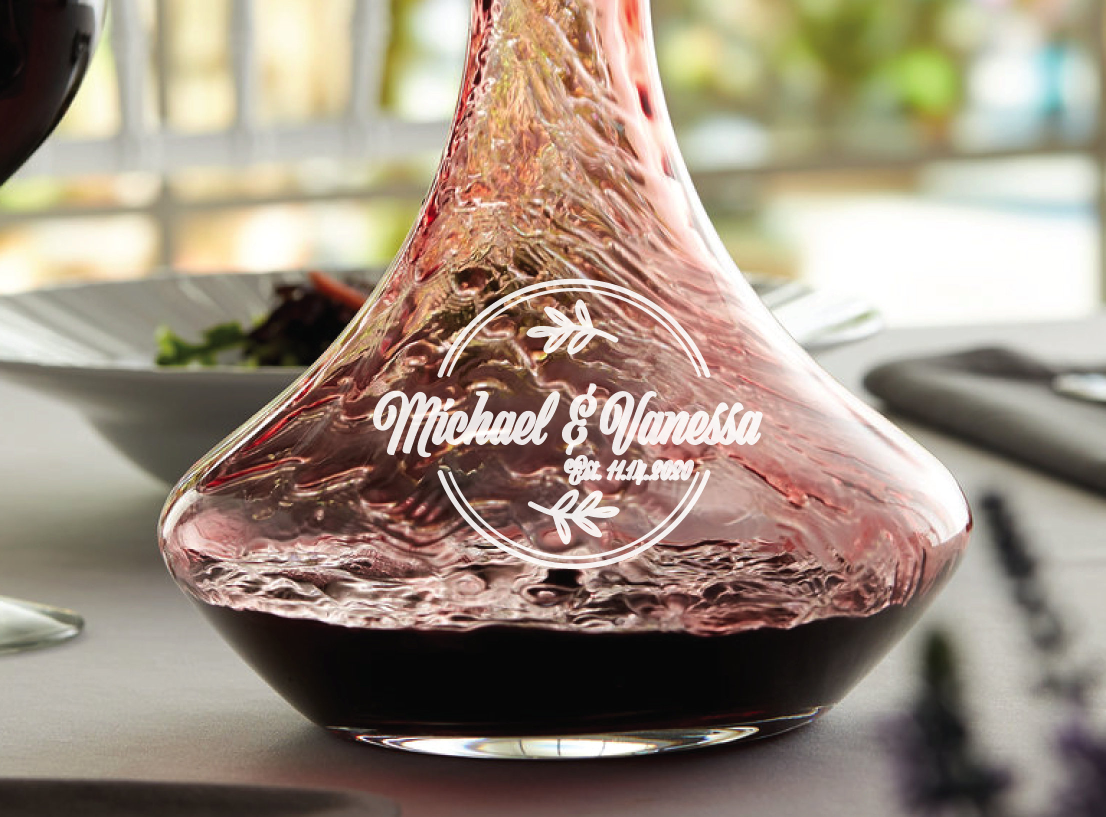 Wine Decanter Wine Decanter Personalized Wine Decanter Set Etsy