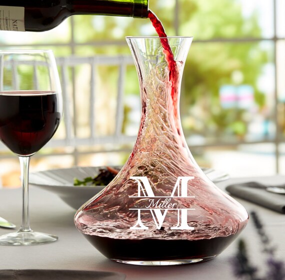 Personalized Wine Decanter Wine Decanter Wine Custom Etsy