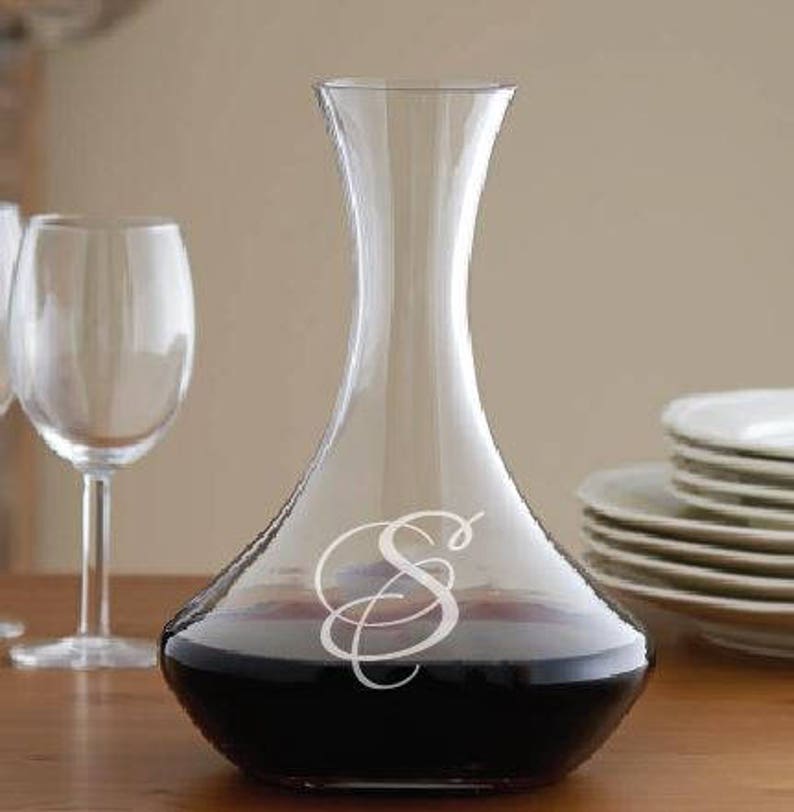 Personalized Wine Decanter Wine Decanter Wine Carafe Etsy