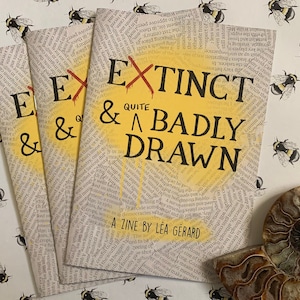 Extinct & Quite Badly Drawn Wildlife Conservation Comic Zine