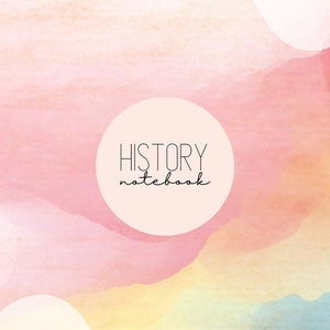 Homeschool History Notebook