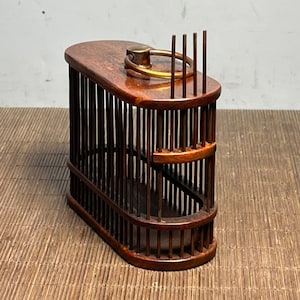Collect handmade carved natural rosewood cricket cages,birdcage pet cage decorations,exquisite and worth collecting