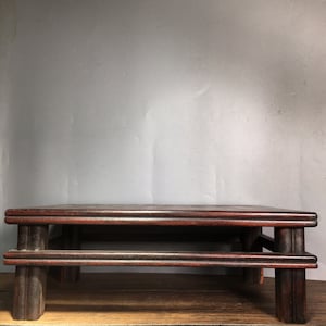 Chinese antique pure hand-carved rosewood dragon pattern tea table,exquisite and unique,worthy of collection and use