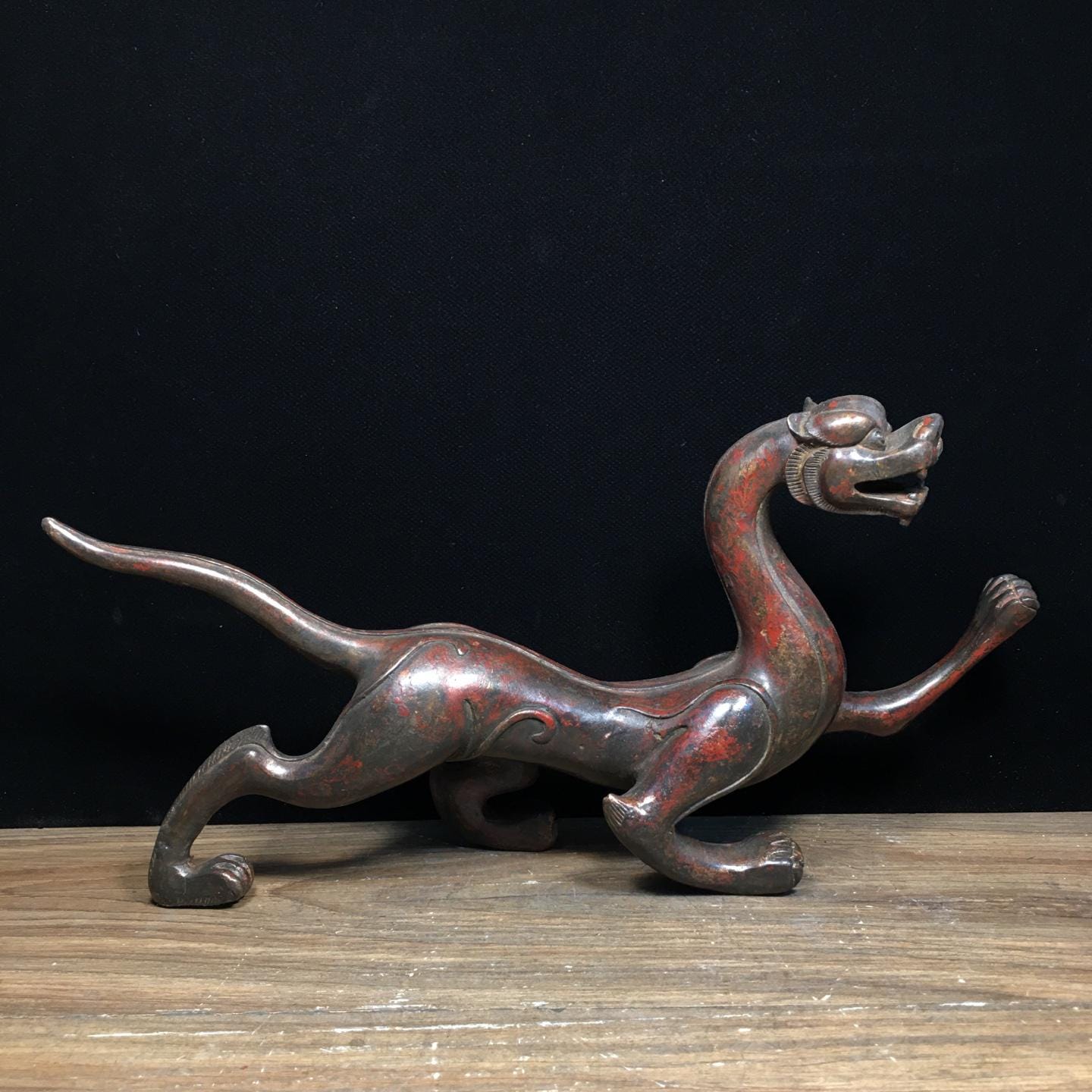 ビンテージ　ピアノ　音楽家　銅製　置物　インテリア　工芸品　美術品　A2638 Chinese Antique Hand Carved Exquisite and Rare Pure Copper