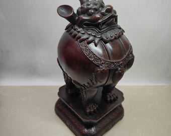 中国アンティーク銅製風水財運招福獣PI Xiu香炉 - Etsy 日本