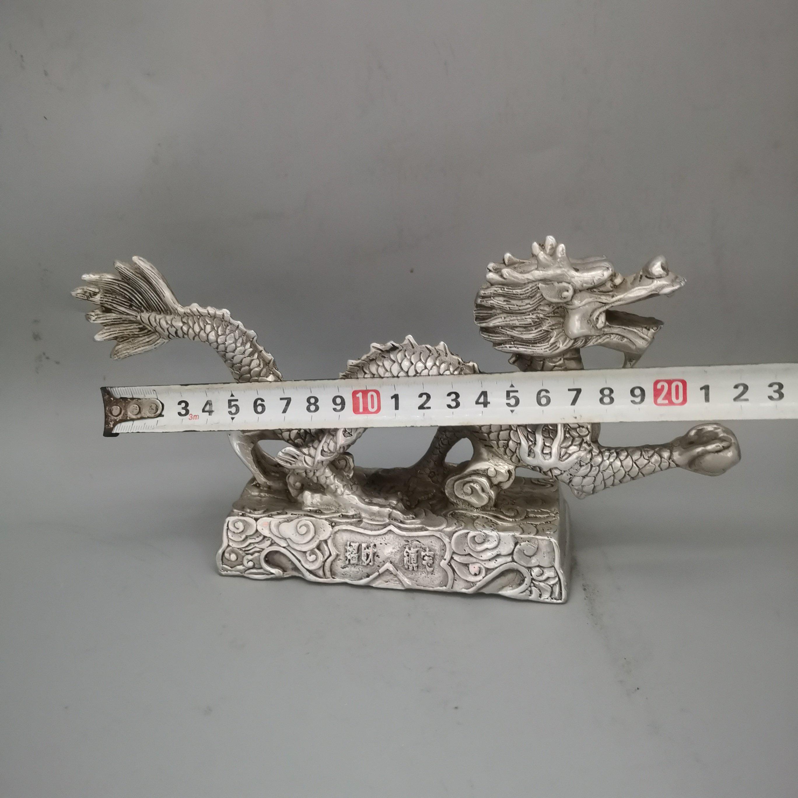 中国のアンティーク手作り彫刻白銅龍像装飾品、ユニークな形状 - Etsy 日本