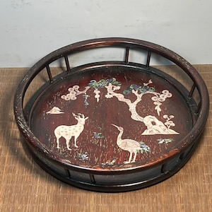 Chinese antique pure hand-carved exquisite rosewood flower and bird pattern tea table coffee table,rare and precious,worth collecting
