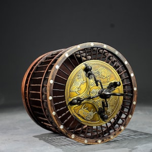 Chinese antique hand carved rosewood inlaid copper carved cattle pattern cricket cage pet cage,bird cage,home decor,exquisite and unique