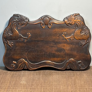 Chinese hand carved rosewood dragon pattern tea tray decoration,exquisite and unique