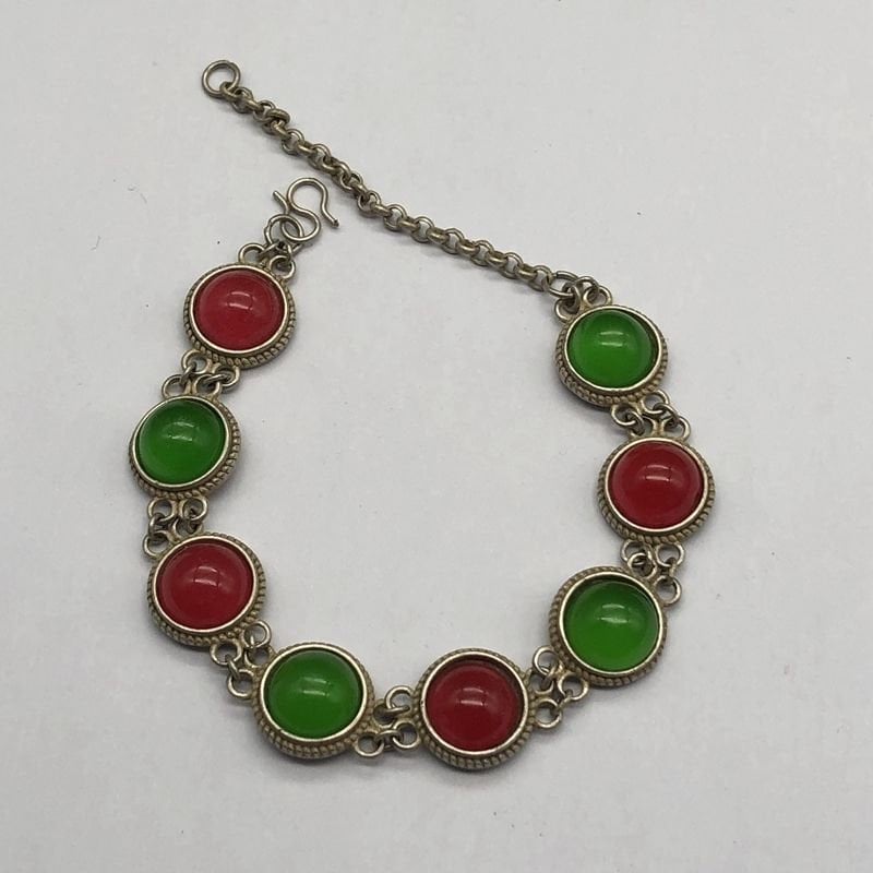 Hermès - "Chaîne d' Ancre" Bracelet en Argent, Vintage Hermès - "Chaîne d' Ancre" Bracelet en Argent, Vintage