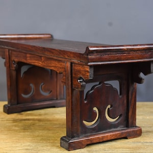 Chinese antique hand-carved large exquisite rare rosewood tea table kang table coffee table decoration