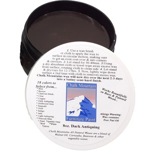 Antiquing Wax This is an All Natural Wax. 8 oz&#39;s Of Slow Dry ...No Need to Buff Wax.