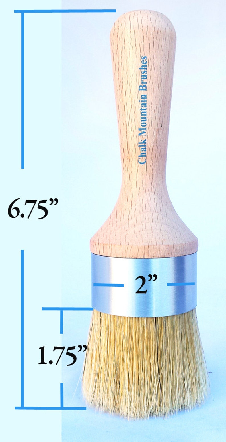 Chalk Paint Brushes With Boar Hair Bristles. 4 First Quality Etsy